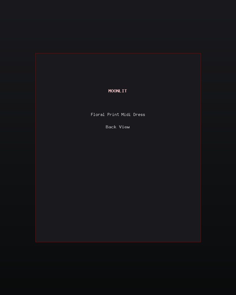 Floral Print Midi Dress